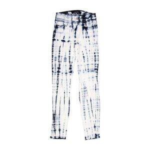 J‎ BRAND NWT Jeans Size 23 Capri Mid Rise Blue Tied Estate Blu Tie Dye Y2K Sexy